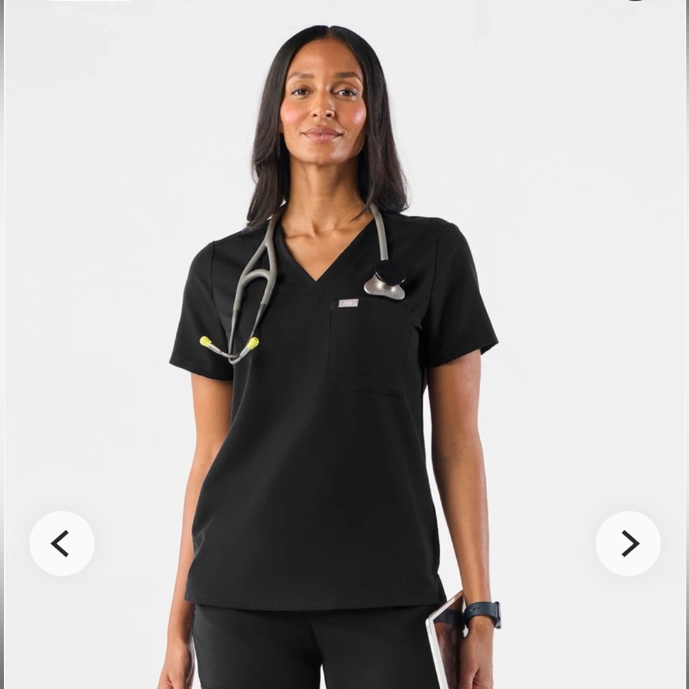 Figs Catarina One-Pocket Scrub Top XS NWOT